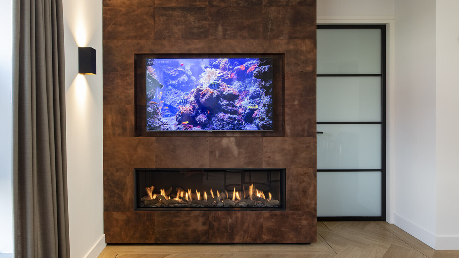 Cinewall bekleed met leer | Exclusieve maatwerkoplossing van Belledo
